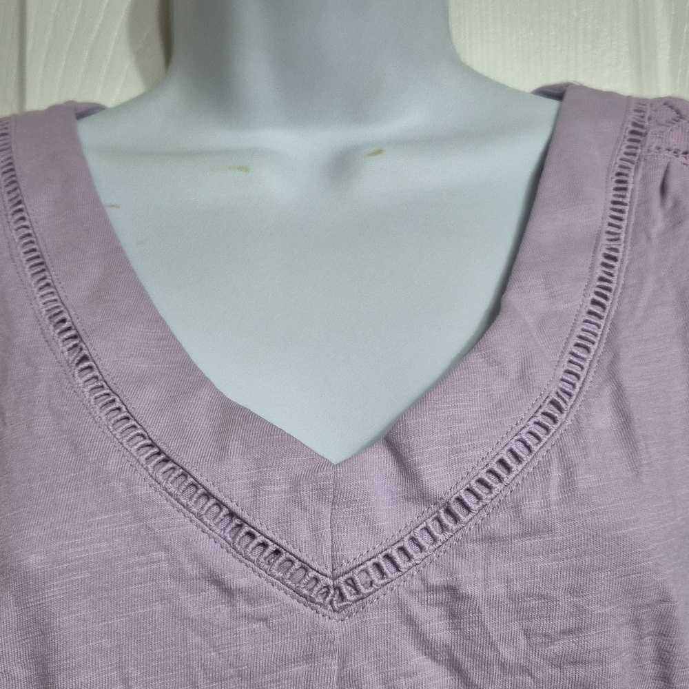 NWOT Sonoma Tie Waist Dress Lavender Size XS - Picture 4 of 7